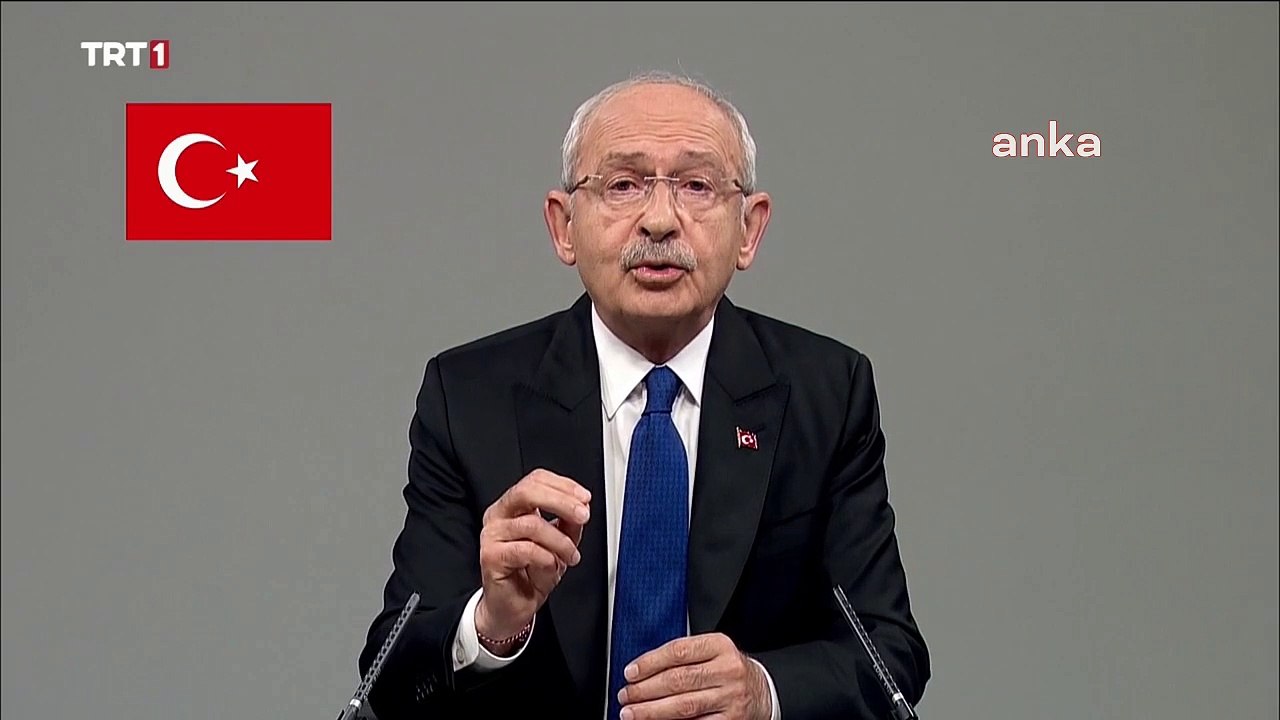 Kılıçdaroğlu'nun TRT konuşması: Bana ayrılan zamanı gerçek insanların, gerçek hikayelerini anlatmak için kullanacağım
