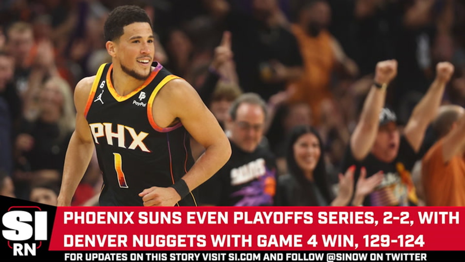 Phoenix Suns beat Denver Nuggets in Game 4 to even NBA Playoffs series