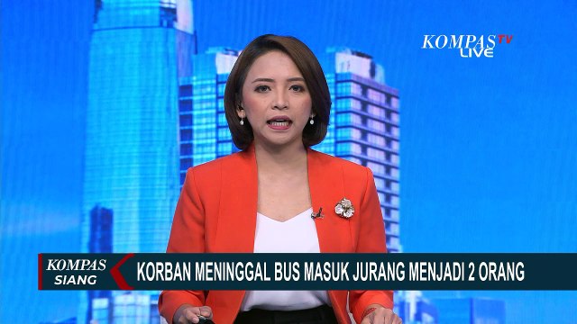 Korban Meninggal Bus Masuk Jurang di Guci Tegal Jadi Dua Orang