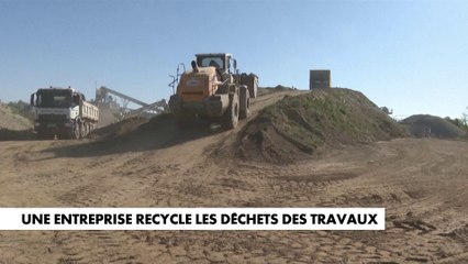Une entreprise recycle les déchets des travaux