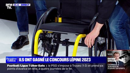 Download Video: Un système de freinage pour fauteuils roulants récompensé au concours Lépine