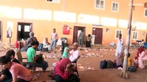 شاهد: معبر أشكيت الحدودي مع مصر.. ملاذ المئات من الهاربين من المواجهات في السودان