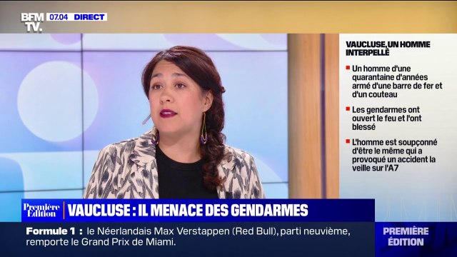 Vaucluse: l'homme blessé par des gendarmes après les avoir menacés pourrait être l'individu à l'origine d'un accident de car survenu la veille