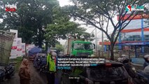 Kronologi Kecelakaan Truk Kontainer Vs Calya di Sundawenang Sukabumi