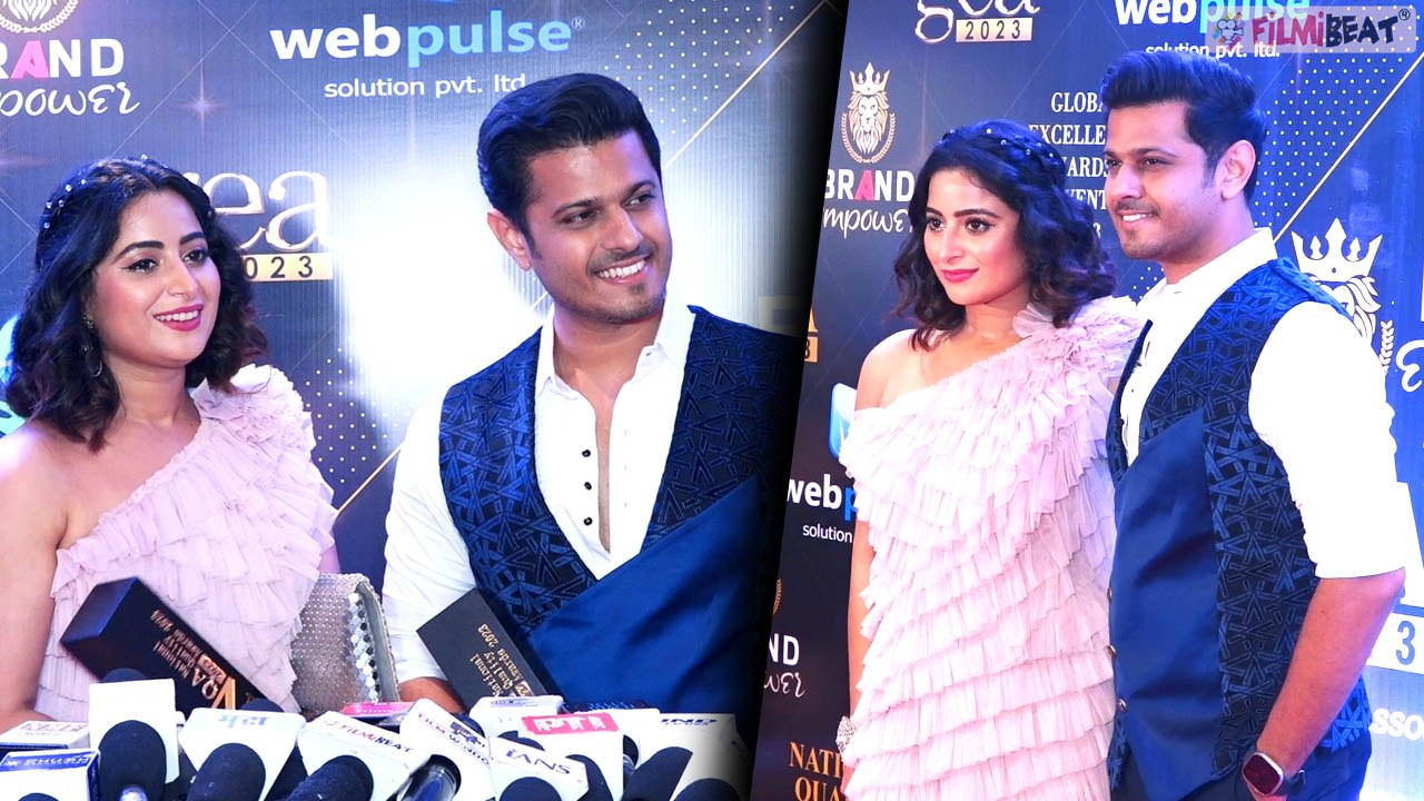 Neil Bhatt and Aishwarya Sharma Bhatt wins Best Couple Award at National Quality Award