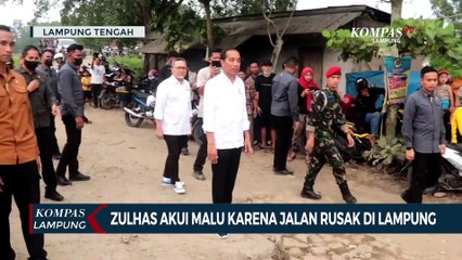 Скачать видео: Zulkifli Hasan Akui Malu karena Jalan Rusak di Lampung