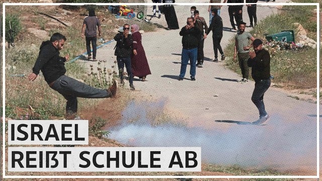 Israelische Behörden lassen palästinensische Schule im Westjordanland abreißen