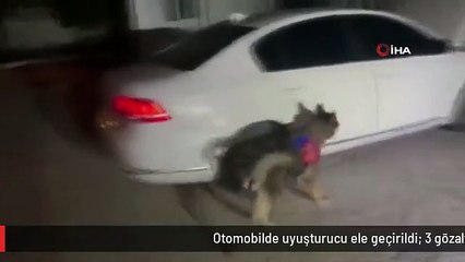 Otomobilde uyuşturucu ele geçirildi: 3 gözaltı