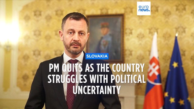 PM quits as Slovakia struggles with political uncertainty