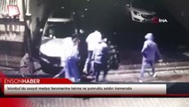 İstanbul’da sosyal medya fenomenine tekme ve yumruklu saldırı kamerada