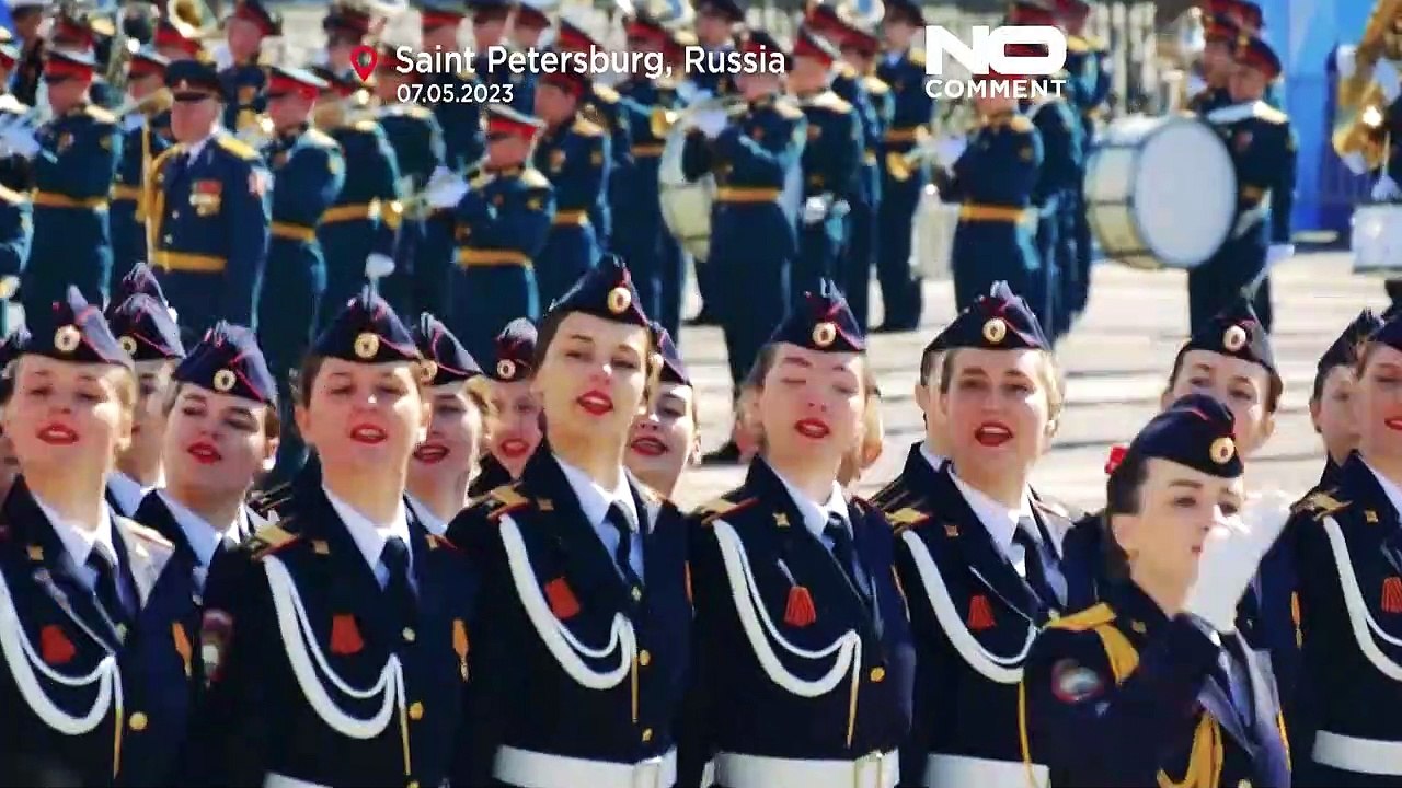Militärparaden in Moskau und St. Petersburg: Russland probt für den 'Tag des Sieges'