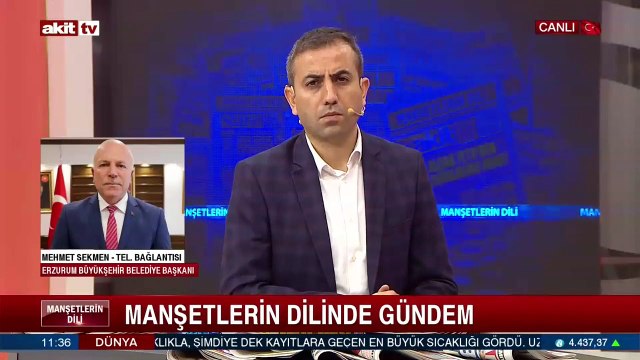 Erzurum Büyükşehir Belediye Başkanı Mehmet Sekmen o anları Akit TV'ye anlattı