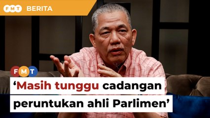 Video herunterladen: Kerajaan masih tunggu cadangan pembangkang berkait peruntukan ahli Parlimen