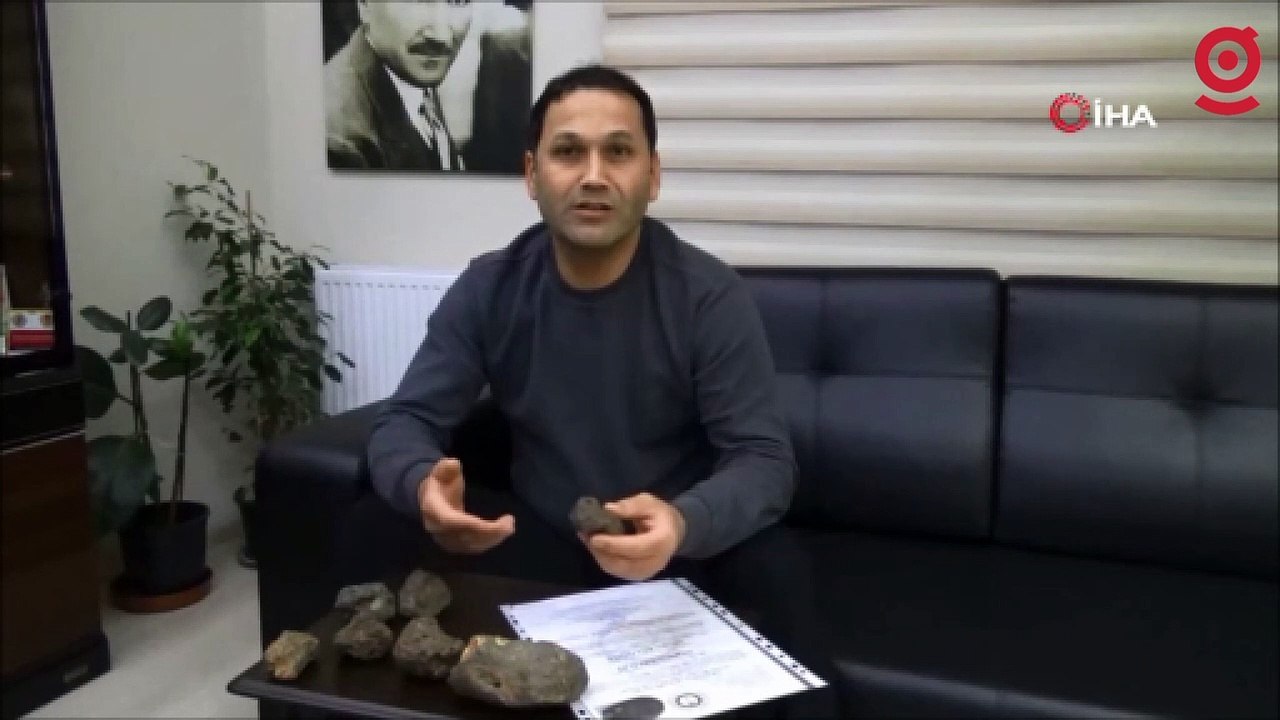 Doğa yürüyüşünde göktaşı buldular