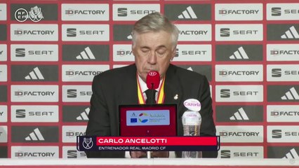 Ancelotti: "Una final siempre es complicada de ganarla"