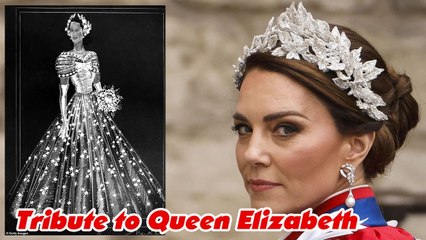 Kate's stunning headpiece a tribute to Queen Elizabeth