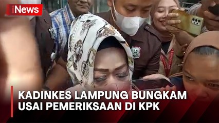 Kadinkes Lampung Pilih Bungkam usai Jalani Pemeriksaan LHKPN
