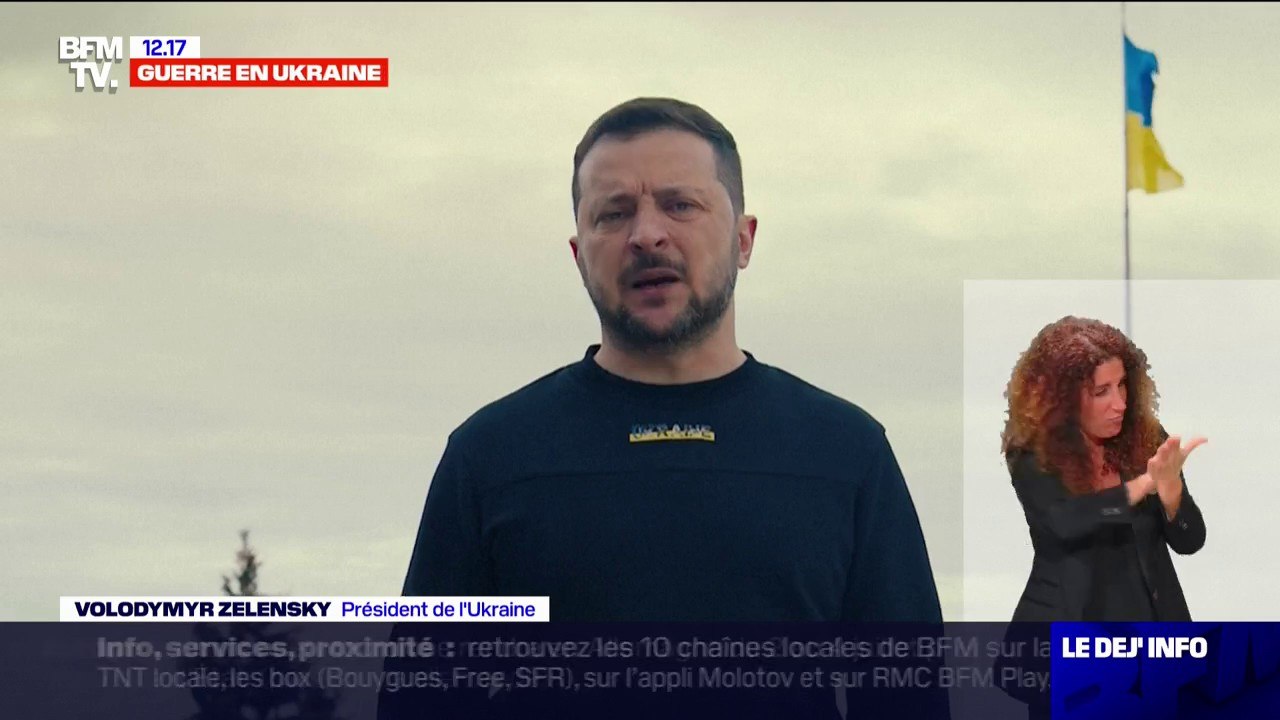 Ukraine: pour Volodymyr Zelensky, la Russie sera vaincue "de la même manière" que le nazisme l'a été en 1945