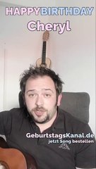 Happy Birthday, Cheryl! Geburtstagsgrüße an Cheryl