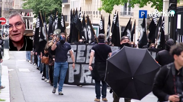 Le Gud est leur légende : cagoulés, 500 militants d'extrême-droite défilent dans Paris