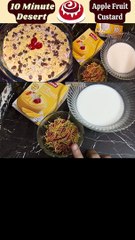 Apple Fruit Custard Recipe 1