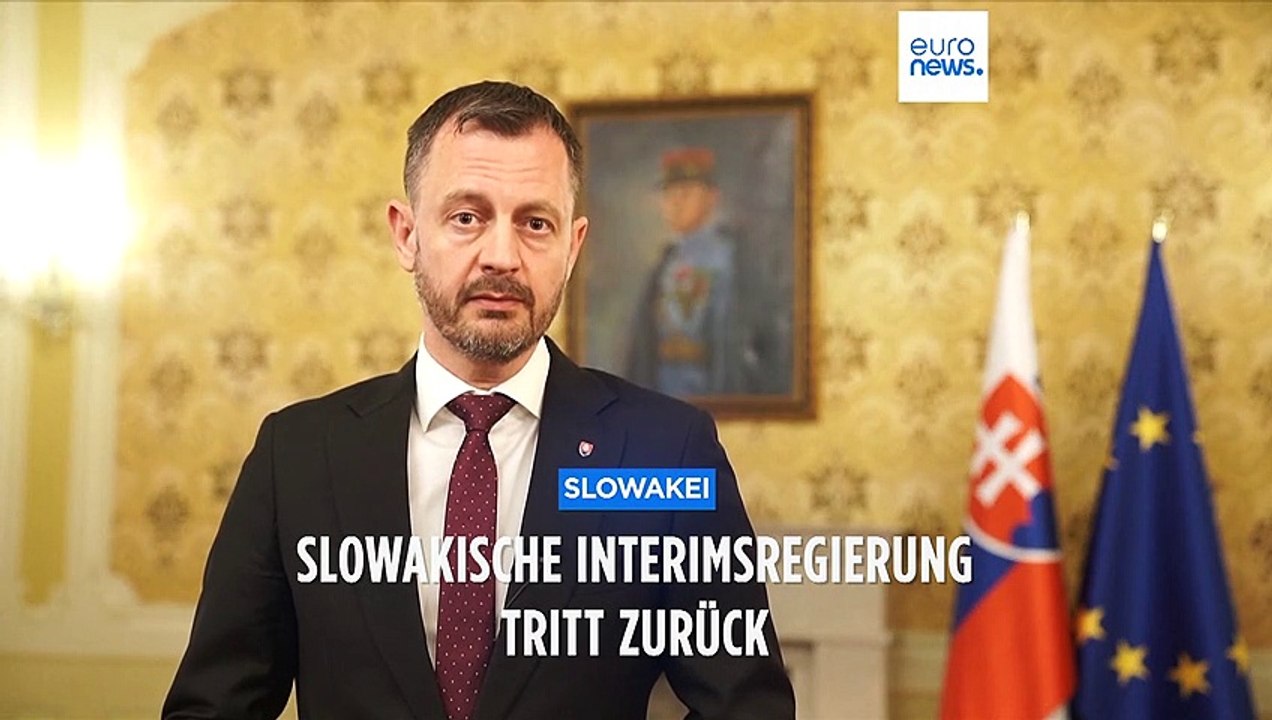 Politische Krise in der Slowakei: Ministerpräsident Eduard Heger tritt zurück