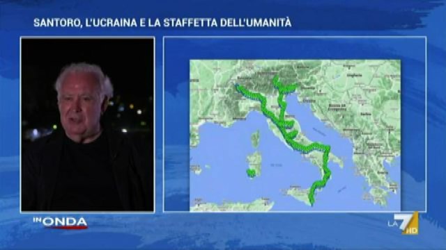 Santoro: In 20.000 alla staffetta per la Pace nel silenzio dei media