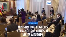 Ministro dos Negócios Estrangeiros chinês visita a Europa
