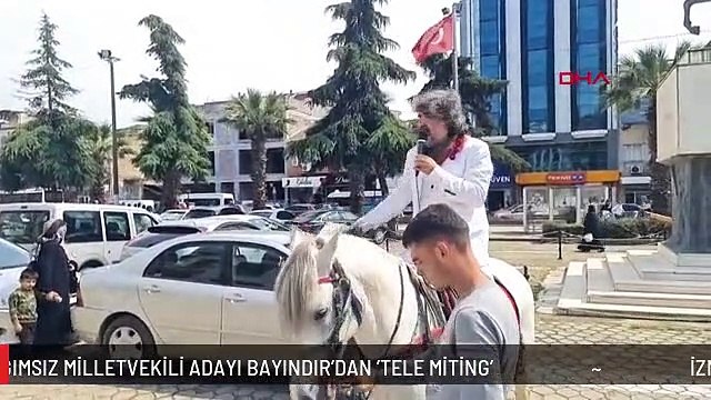 İZMİR 2'NCİ BÖLGE BAĞIMSIZ MİLLETVEKİLİ ADAYI BAYINDIR'DAN 'TELE MİTİNG'