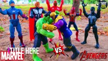 SUPERHEROES Avengers Toys, Spider-Man Action Figure, Iron Man VS Thanos, Hulk VS Thanos VS spiderman