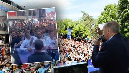 Cumhurbaşkanı Erdoğan'ın mitinginden: "Ölürüz de öldürürüz de"