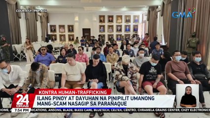 Ilang Pinoy at dayuhan na pinipilit umanong mang-scam nasagip sa Parañaque | 24 Oras