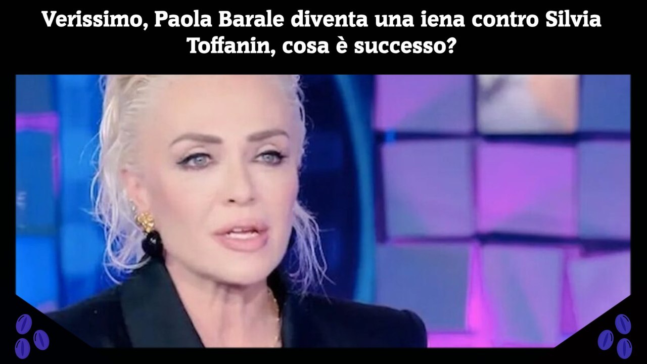 Verissimo, Paola Barale diventa una iena contro Silvia Toffanin, cosa è successo