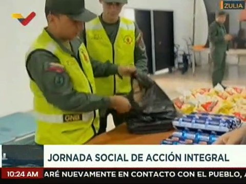 Zulia | Funcionarios de la GNB y habitantes de la pqa. Santa Lucía disfrutaron de jornada integral
