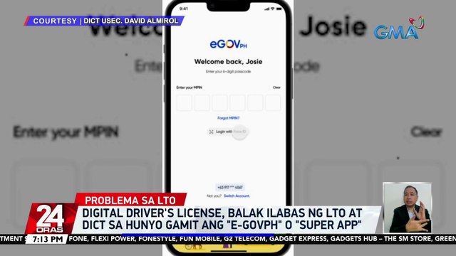 Digital driver's license, balak ilabas ng LTO at DICT sa Hunyo gamit ang e-govph o Super App | 24 Oras