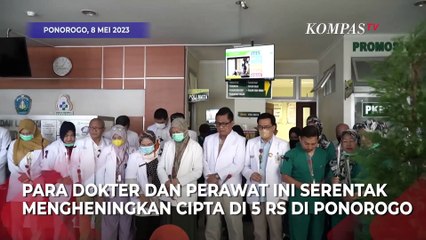 Dokter dan Perawat Lakukan Aksi Tolak RUU Kesehatan