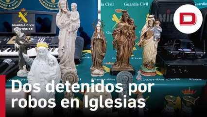 Donativos, iconografía y hasta altavoces: el botín de los detenidos por robar en 93 iglesias