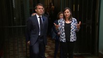 Commémorations du 8-Mai à Lyon: Emmanuel Macron visite les cellules du Mémorial national de la prison de Montluc