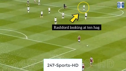 Marcus Rashford Reaction to David De Gea Costly Mistake vs West Ham