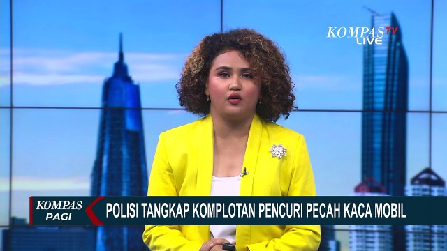 Terekam CCTV Pencurian Uang Rp190 Juta dengan Pecahkan Kaca Mobil, Pelaku Sudah Diringkus