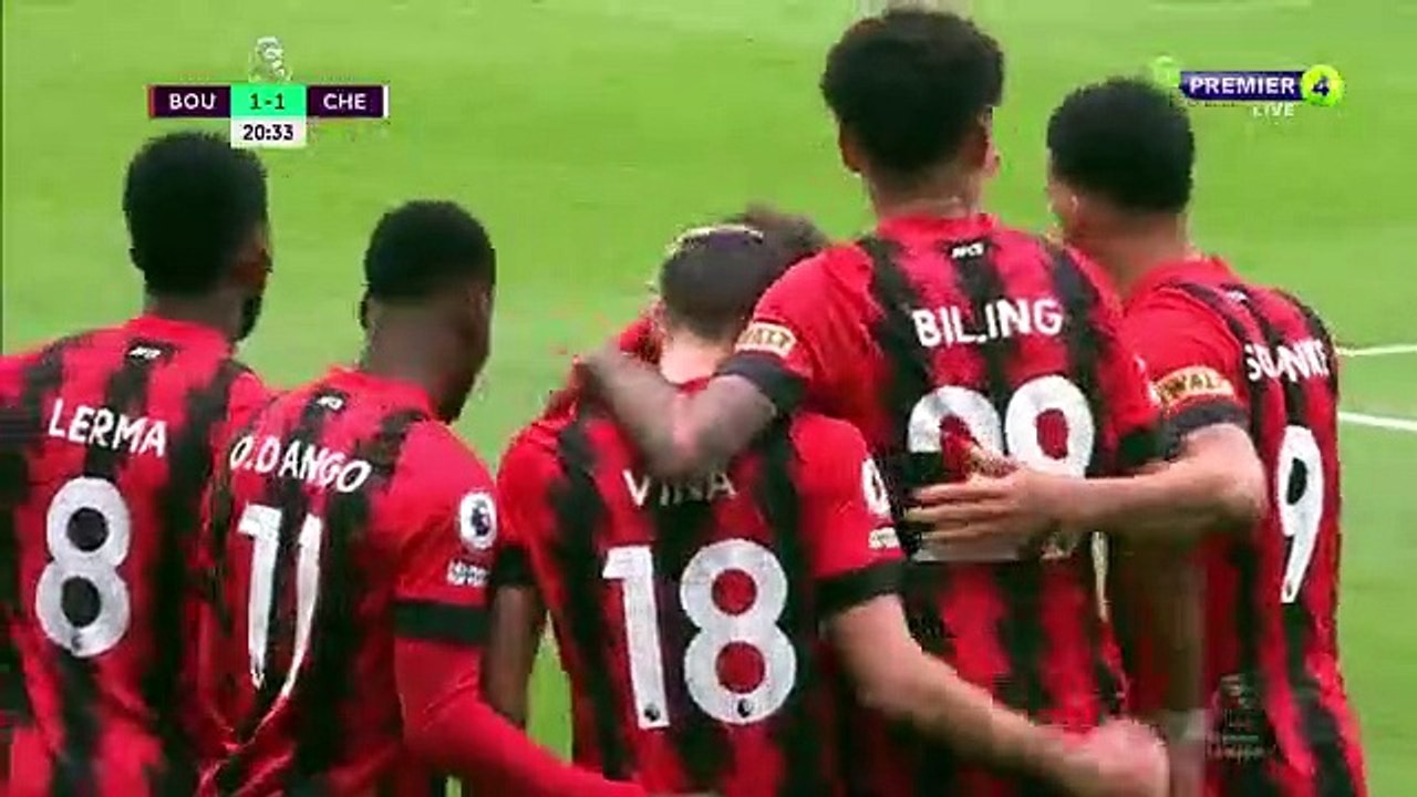 AFC Bournemouth 1-3 Chelsea England Premier Lea...