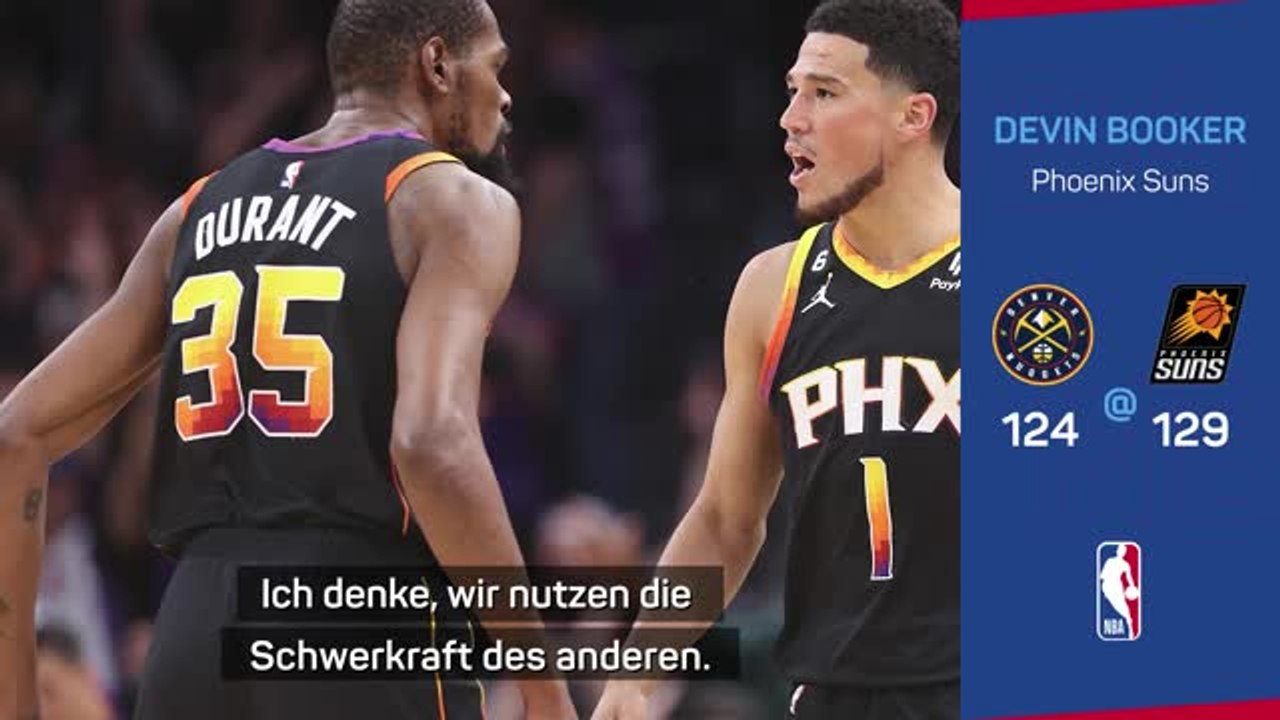 Durant über Booker: "Wir werden noch besser werden"