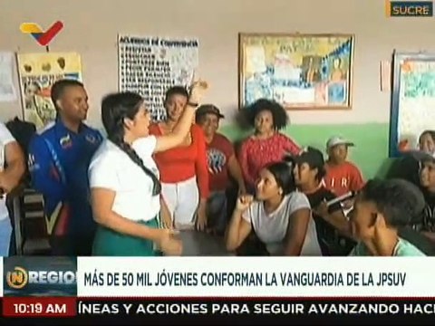 Sucre | En Cumaná, más de 50 mil jóvenes conforman la vanguardia de la JPSUV organizados en UBCh