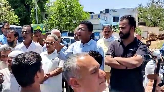 जालुपुरा स्थित विधायक आवास जमीन की नीलामी को लेकर मुस्लिम संगठनों ने किया विरोध