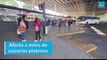 Sigue el paro y no salen los micros interurbanos: largas filas y bronca en la Terminal de La Plata
