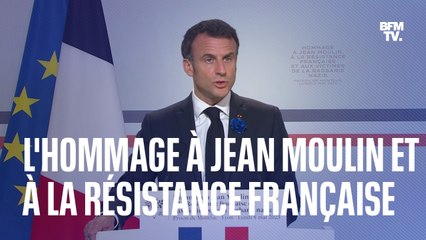L'hommage d'Emmanuel Macron à Jean Moulin et à la Résistance française en intégralité