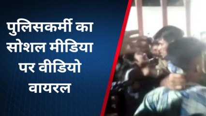 मुरादाबाद:सोशल मीडिया पर पुलिसकर्मी का अभद्रता करते हुए वीडियो वायरल