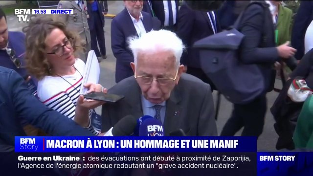 Hommage à la Résistance française: Claude Bloch, rescapé d'Auschwitz et de la prison de Montluc satisfait de l'hommage d'Emmanuel Macron