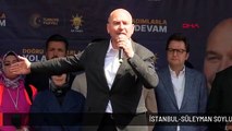 İSTANBUL-SÜLEYMAN SOYLU İMAMOĞLU GİDİP DADAŞLARLA UĞRAŞIYOR