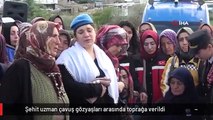 Şehit uzman çavuş gözyaşları arasında toprağa verildi